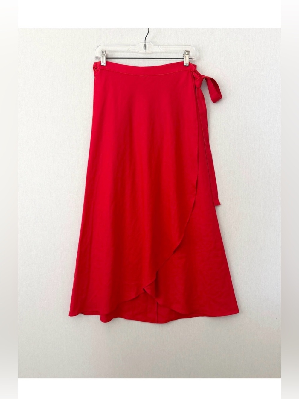 Aritzia Wilfred Eleta Linen Midi Skirt